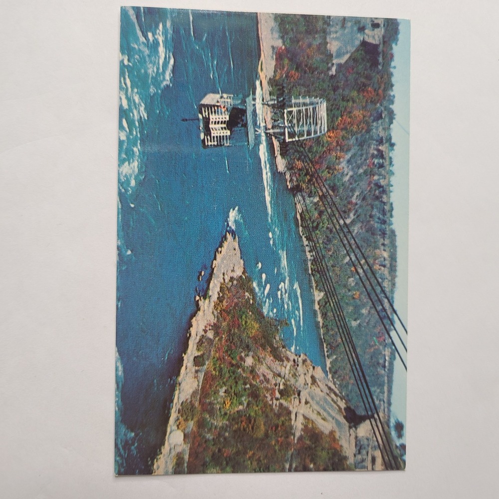 Vintage Niagara Falls Ontario Canada Aerial Tramway Souvenir Postcard
